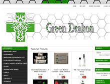 Tablet Screenshot of greendrakon.com